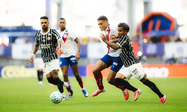 Corinthians sofre, empata com o Bahia e perde chance de encostar no G5 do Brasileirão