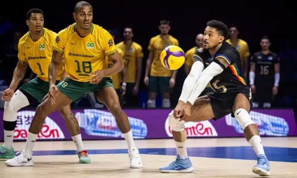Brasil perde para os Estados Unidos e segue pressionado na Liga das Nações de Vôlei