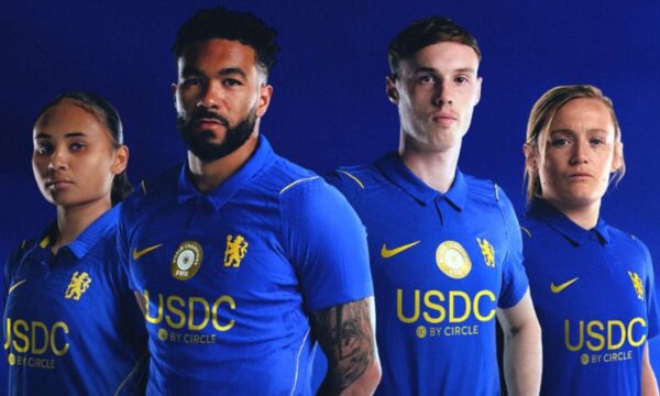 Stablecoin USDC da Circle vai estampar camisa do Chelsea após se tornar patrocinadora oficial do clube inglês ao lado da BingX e Nike