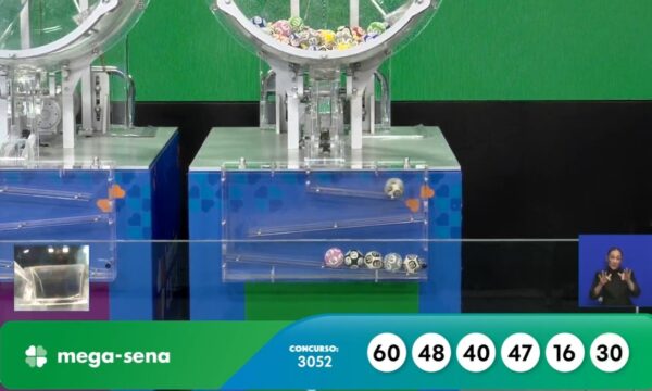 Mega-Sena 3052 acumula e prêmio vai a R$ 41 milhões; confira os números sorteados