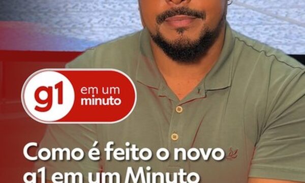g1 em 1 Minuto estreia novo formato nesta sexta (18); veja o que mudou