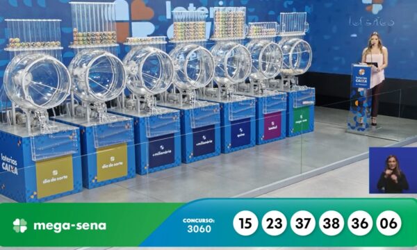 Mega-Sena 3060: confira os números sorteados
