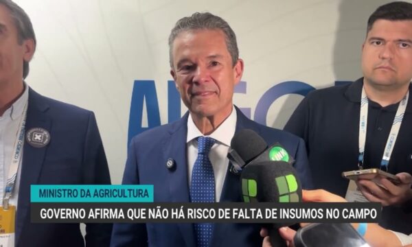Governo garante que não há risco de falta de insumos no campo