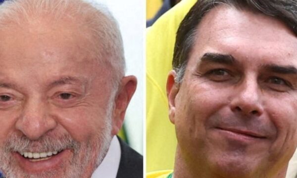 Lula tem 46,7% e Flávio Bolsonaro, 43,8%, no primeiro turno, mostra pesquisa AtlasIntel; segundo turno tem empate técnico